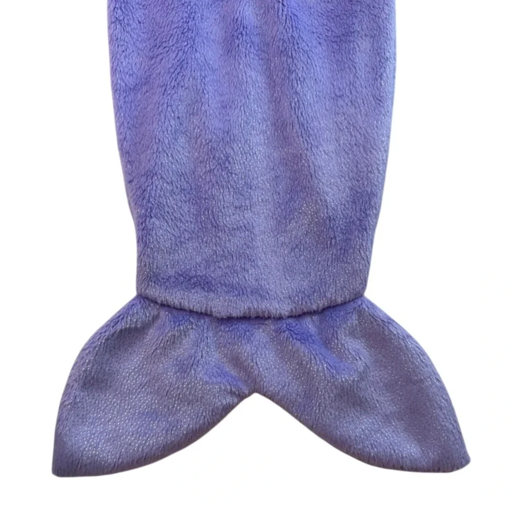Build-A-Bear Workshop Purple Unicorn Mermaid Costume Shimmer Plush Hooded Outfit